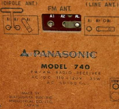 740; Panasonic, (ID = 510633) Radio