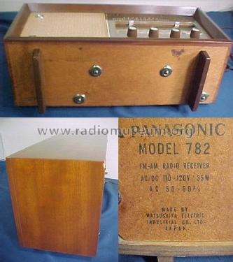 Panasonic FM-AM Radio Receiver 782; Panasonic, (ID = 1231524) Radio