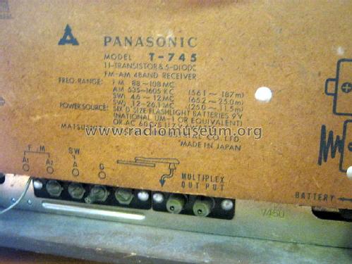 All Transistor T-745; Panasonic, (ID = 1462888) Radio