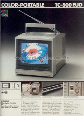 Color Television TC-800EU ; Panasonic, (ID = 974092) Televisore