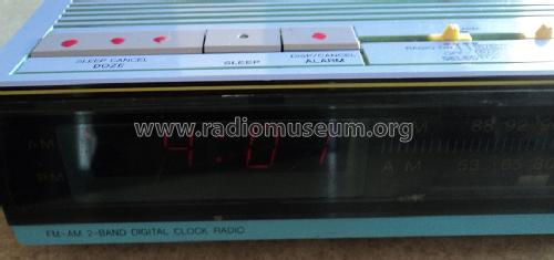 FM-AM 2-Band Digital Clock Radio RC-6061; Panasonic, (ID = 1416947) Radio