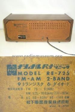 FM-AM 2-Band RE-725; Panasonic, (ID = 1247987) Radio