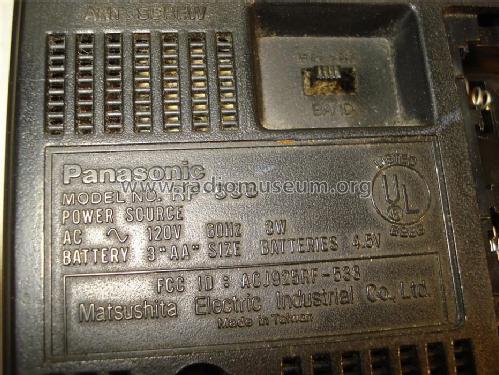 FM-AM 2-Band Receiver RF-538; Panasonic, (ID = 1450040) Radio