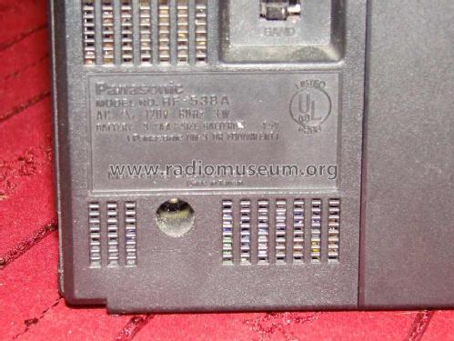 FM-AM 2-Band Receiver RF-538A; Panasonic, (ID = 1483084) Radio