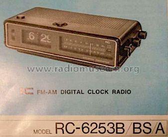 FM-AM Clock Radio RC-6253B; Panasonic, (ID = 1215804) Radio