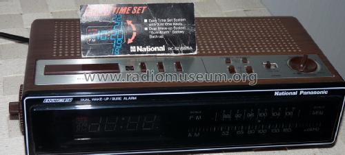 National Panasonic FM-AM Digital Clock Radio RC-6215B; Panasonic, (ID = 1053583) Radio