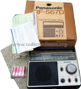 FM-AM Portable Radio RF-567D; Panasonic, (ID = 820256) Radio