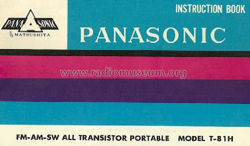 National Panasonic FM-AM-SW All Transistor T-81H; Panasonic, (ID = 818734) Radio