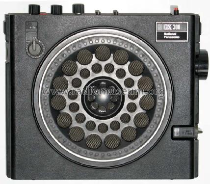 National Panasonic Black portable radio GX300 RF-888 Used F/S