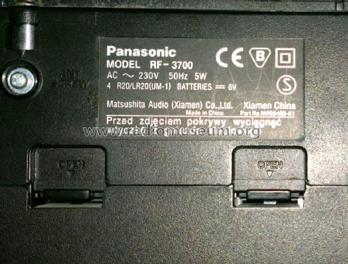 GX700 RF-3700; Panasonic, (ID = 1474853) Radio