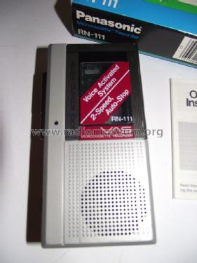 Microcassette™ Recorder RN-111; Panasonic, (ID = 1419096) Ton-Bild