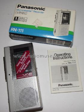 Microcassette™ Recorder RN-111; Panasonic, (ID = 1419097) R-Player