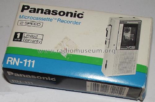 Microcassette™ Recorder RN-111; Panasonic, (ID = 1419098) Ton-Bild