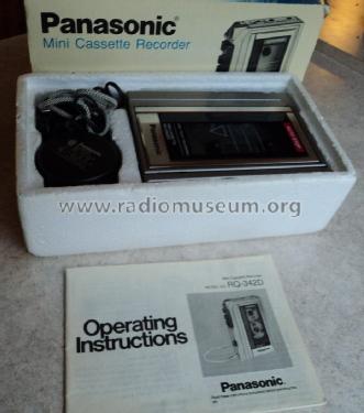 Panasonic Mini Cassette Recorder RQ-342D; Panasonic, (ID = 1417284) R-Player