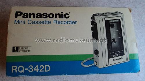 Panasonic Mini Cassette Recorder RQ-342D; Panasonic, (ID = 1417287) R-Player