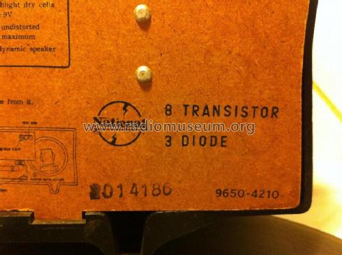 National 2 Band 8 Transistor DB-421 HJ; Panasonic, (ID = 958250) Radio