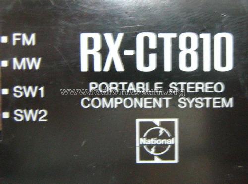 Portable Stereo Component System RX-CT810; Panasonic, (ID = 1457007) Radio