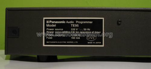 Quartz Audio Programmer TE-95; Panasonic, (ID = 558072) Diverses