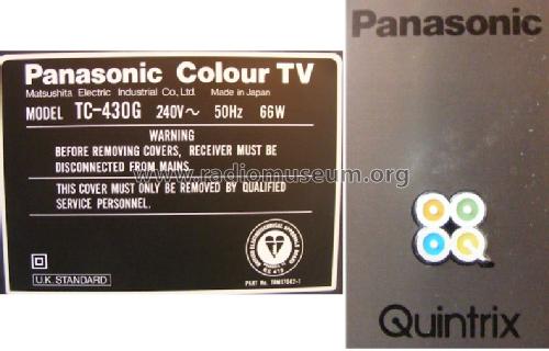 Quintrix Colour TV TC-430G; Panasonic, (ID = 752811) Télévision