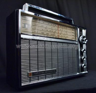 National Panasonic Hi-Fi Sound Deluxe 4-Band 9-Transistor R-100; Panasonic, (ID = 1132733) Radio