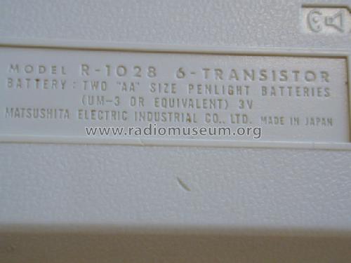 R-1028; Panasonic, (ID = 698891) Radio