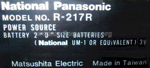 R-217R; Panasonic, (ID = 628936) Radio