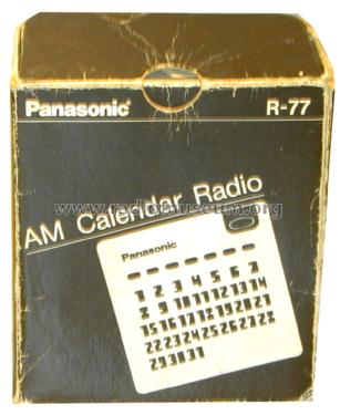 R-77; Panasonic, (ID = 1335266) Radio