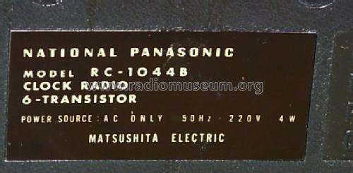 RC-1044B; Panasonic, (ID = 844580) Radio