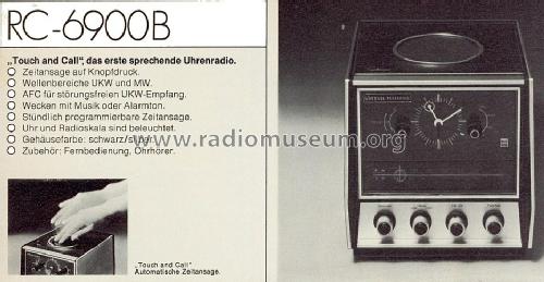 RC-6900B; Panasonic, (ID = 578016) Radio
