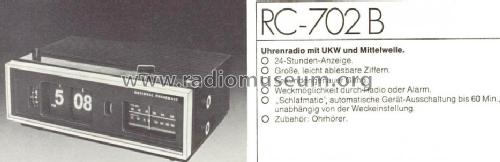 RC-702B; Panasonic, (ID = 577785) Radio