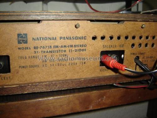 RE-7671B; Panasonic, (ID = 322042) Radio