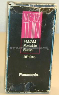 FM/AM 2 Band RF-015; Panasonic, (ID = 942854) Radio