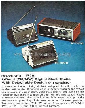 National Panasonic FM-AM 9-Transistor RF-7051B; Panasonic, (ID = 1329454) Radio
