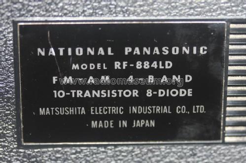 National Panasonic RF-884LD; Panasonic, (ID = 1408342) Radio