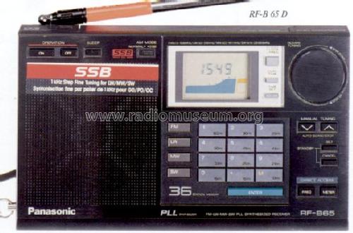 RF-B65 and B65D and B65DA; Panasonic, (ID = 107346) Radio