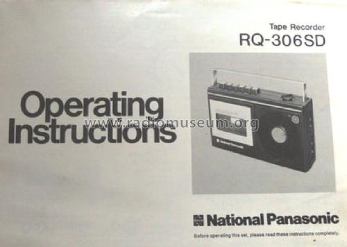 Tape Recorder RQ-306S; Panasonic, (ID = 1414196) R-Player