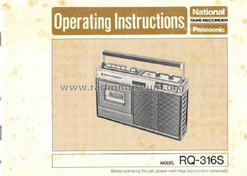 RQ-316S; Panasonic, (ID = 684965) R-Player