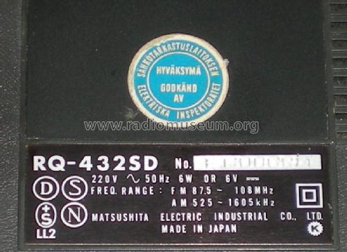 RQ-432SD; Panasonic, (ID = 1063059) Radio