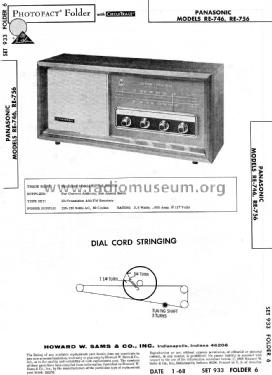 Solid State FM-AM RE-746; Panasonic, (ID = 1517962) Radio