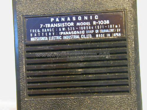 Solid State R-1038; Panasonic, (ID = 410476) Radio