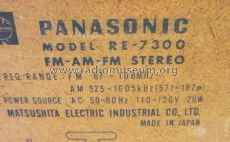 The Woodmont FM-AM, FM-Stereo RE-7300; Panasonic, (ID = 1460070) Radio