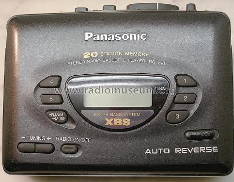 Stereo Radio Cassette Player RQ-V187; Panasonic, (ID = 1310929) Radio