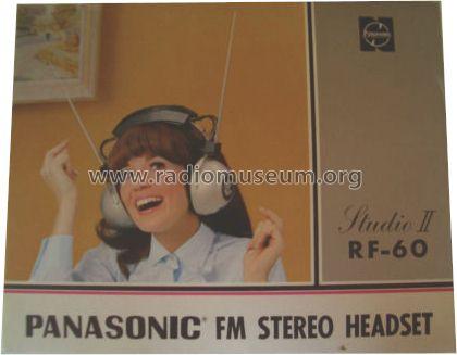 Panasonic FM Stereo Headset Studio II RF-60; Panasonic, (ID = 1081569) Radio