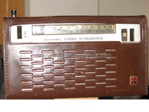 National 2-Band 10-Transistor T-63 T; Panasonic, (ID = 373904) Radio