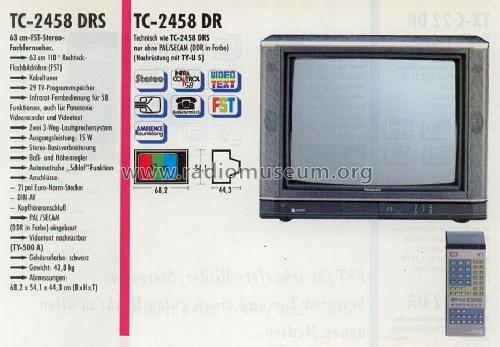 TC-2458DR; Panasonic, (ID = 591585) Television