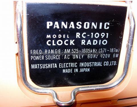 The Spencer RC-1091; Panasonic, (ID = 1228850) Radio