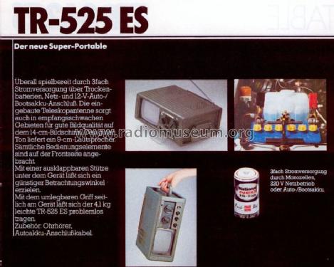 National TR-525ES; Panasonic, (ID = 672768) Televisión