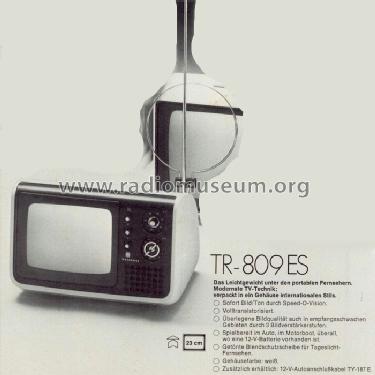 TR-809 ES; Panasonic, (ID = 556562) Television