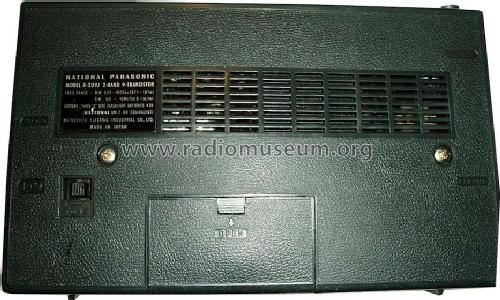 National Panasonic Tuned RF R-209J; Panasonic, (ID = 656410) Radio