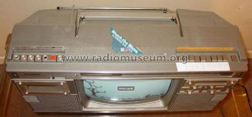 TV with 4-Band Stereo Radio Cassette Recorder TR-1200X; Panasonic, (ID = 1008687) TV Radio